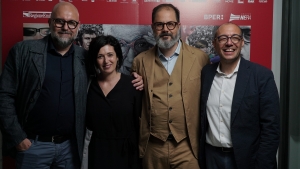 Cerimonia di apertura - Massimo Mezzetti, Elena Di Gioia, Andrea Romeo e Fabio Abagnato